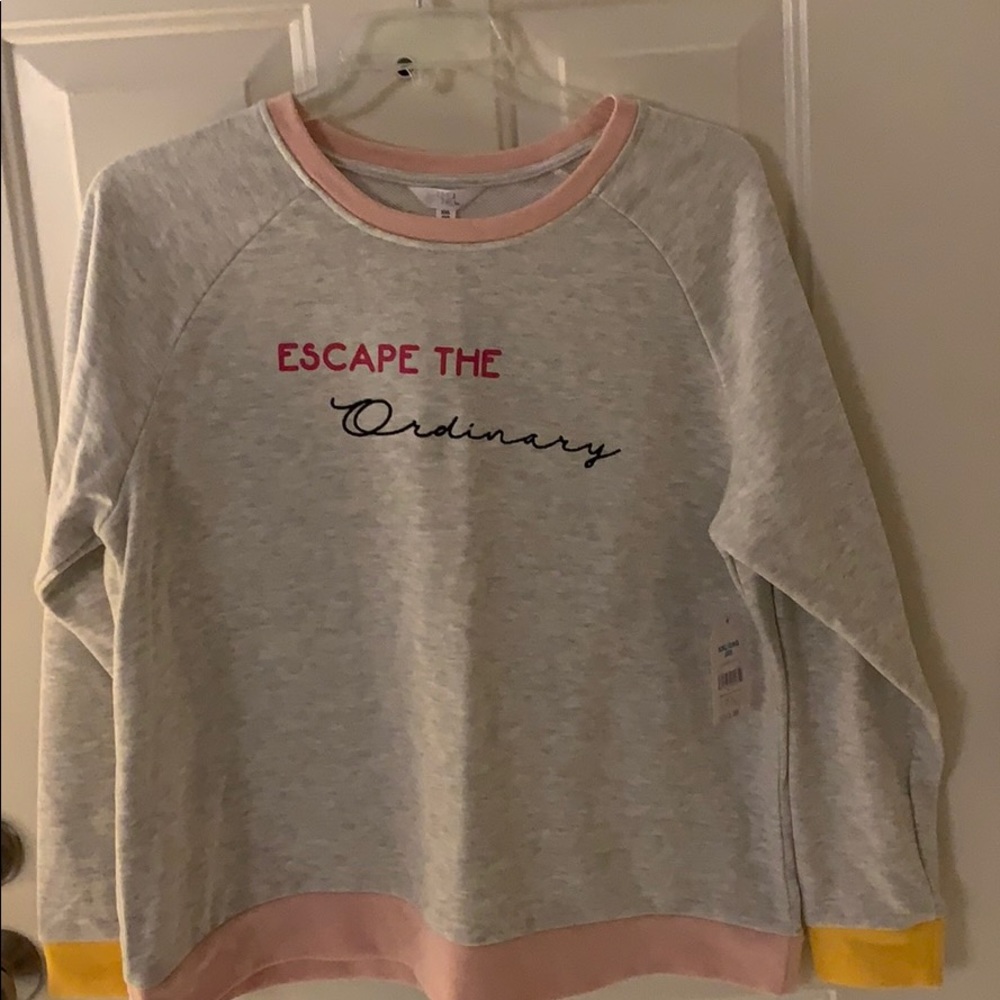 Graphic sweatshirt Grey. (Escape the Ordinary)